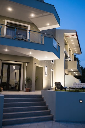 Front of property - evening/night