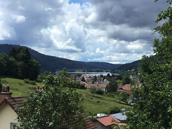 Blick von der Unterkunft