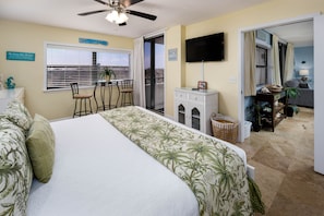 Master view and patio access