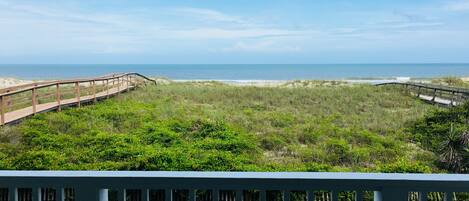 View from our spacious balcony!