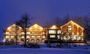 Front of property – evening/night