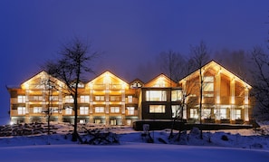 Front of property – evening/night