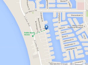 5 minutes walk to beach!