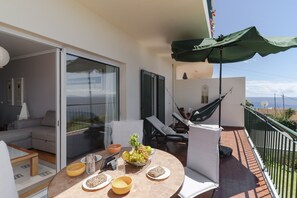 Balcony and relaxing chair