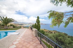 Stunning sea views house,Plakias,Rethymno,View from the swimming pool