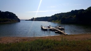 Secluded neighborhood cove with boat launch and courtesy dock is minutes away!!!