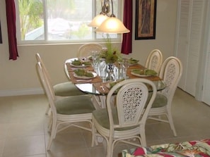 Dining Room with Comfortable Seating for Six