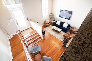 View of Living Room from Loft