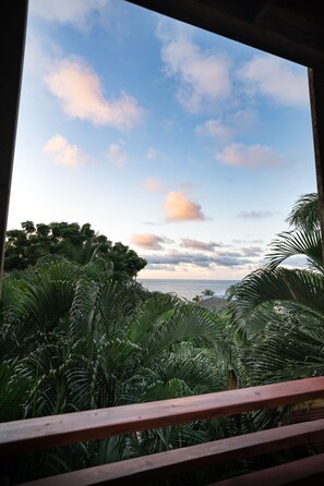 Vista a la playa o el mar