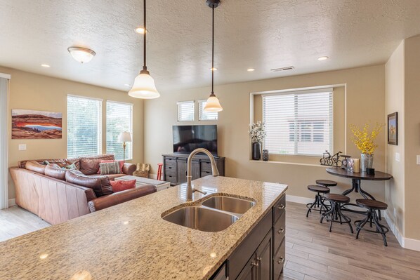 Kitchen Island View