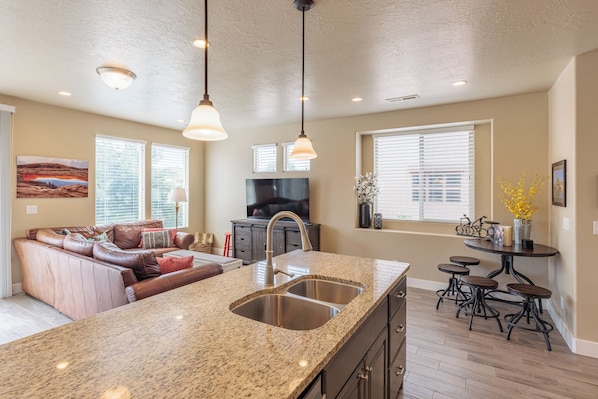 Kitchen Island View