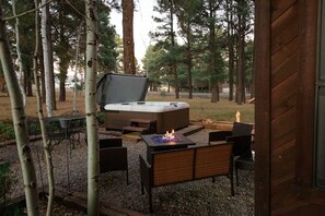 6 Person Hot Tub Patio Area