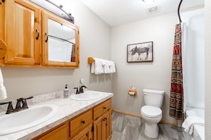 Primary Bathroom on upper level