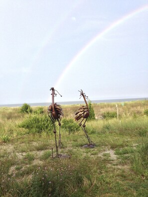 Lounge with The Prude & the Suitor (sandrawebberking.com) and a double rainbow.