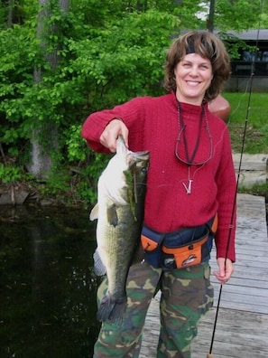 Caught right off dock in front cottage!