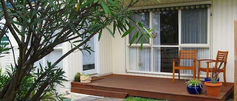 Front decking and entry
