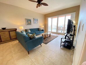 Living Room with Water Views