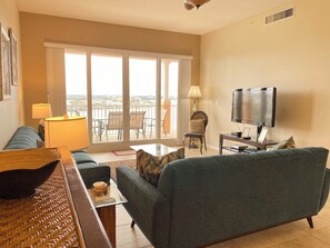 Living Area with Water Views