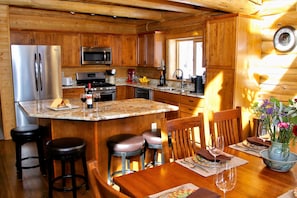 Fully equipped kitchen - - gas stove, regular & Kuerig, KitchenAid mixer,griddle