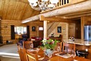 Wonderful gathering space - table seats 6 + 2 more chairs with table extension.
