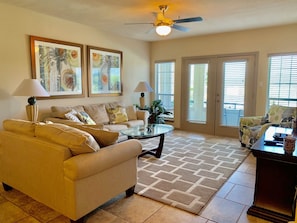 Living Room with Queen Sleeper Sofa