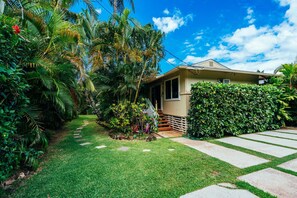 Cottage and parking area