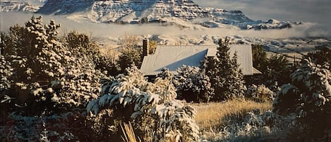 The Green Creek Lodge nestled in the Wapiti Valley