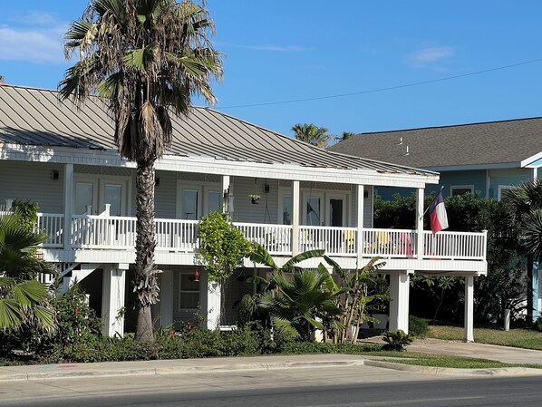North side of house