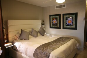 Our king size bed.