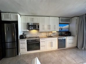 Kitchen with all the amenities and fully stock.