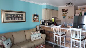 Rustic bar highlights wonderful space!