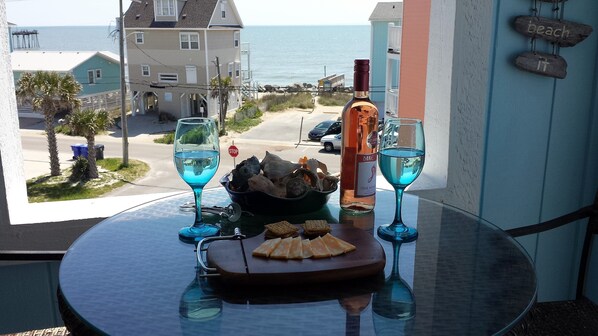 A toast to a wonderful day at Pelican's Perch!
