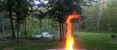  boulder fire pit 