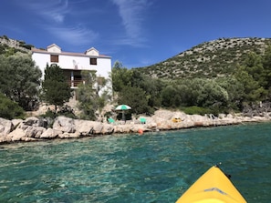 Villa from the sea