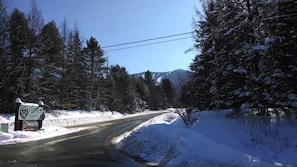 Burke Mountain and awesome skiing right out the back door and up the street