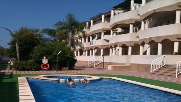 Playa Sol compound with two outdoor swimming pools