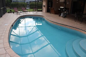 Solar heated pool