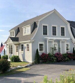 Another view of the cottage from the road before you pull into the driveway