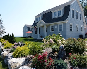 Friendly Cottage sits at the end of Oceanside Road in a quiet neighborhood.