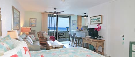 All New 2018 furnishings!!Amazing oceanfront views to wake up to each morning.