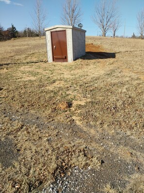 Just added above ground storm shelter for safety, shared with h/o, room for 10 