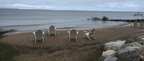 This is NOT a picture from your condo. It’s a picture of our small beach area.