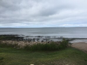 This is not a picture from your condo. It is of our shoreline on Lake Huron. 