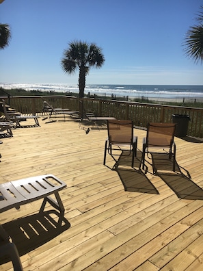 Sun Deck overlooking Ocean