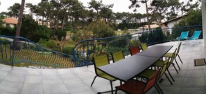 1st floor deck with a view on the Bassin d'Arcachon