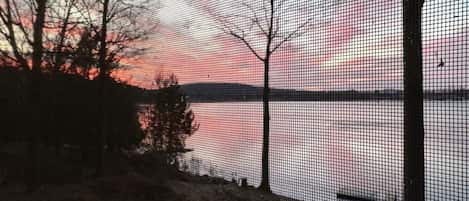 Breathtaking sunsets on Cedar Lake