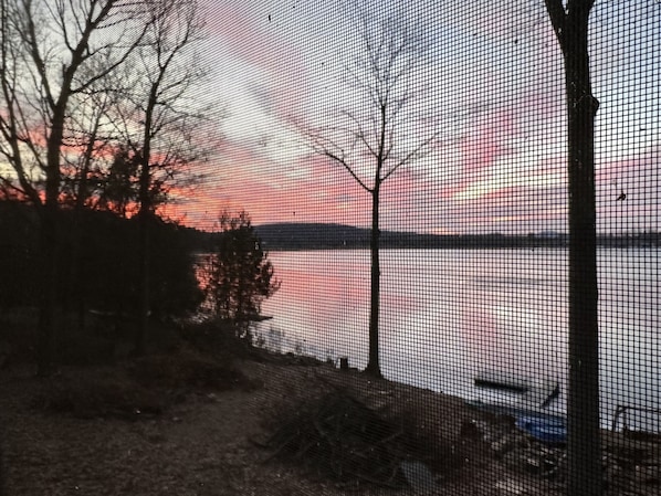 Breathtaking sunsets on Cedar Lake