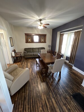 Dining room view from living room