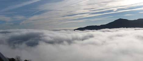 View from the balcony above the clouds!