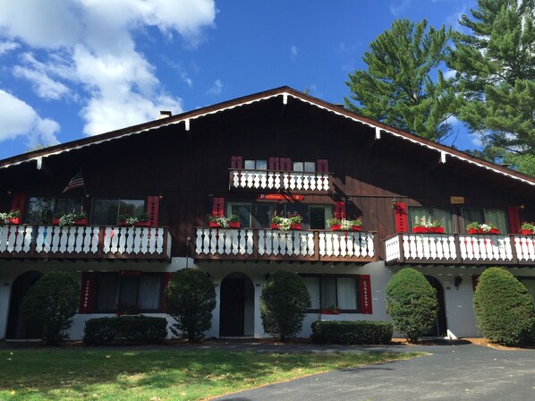View from the outside - our unit is end on the left